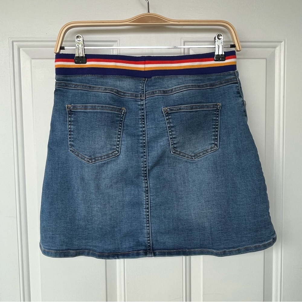 •Cat & Jack• Drawstring Waistband Denim Skirt - Size XL (14/16) - Picture 5 of 7